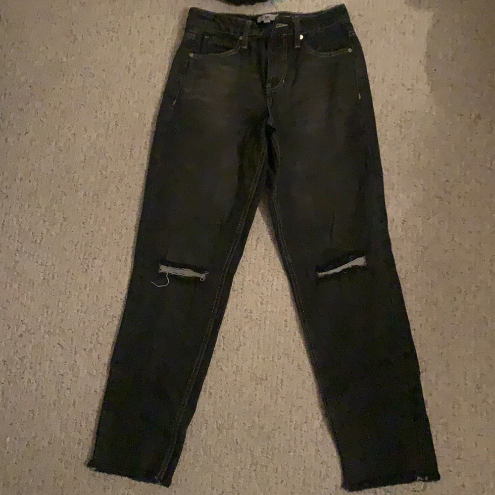 Black Mom Jeans